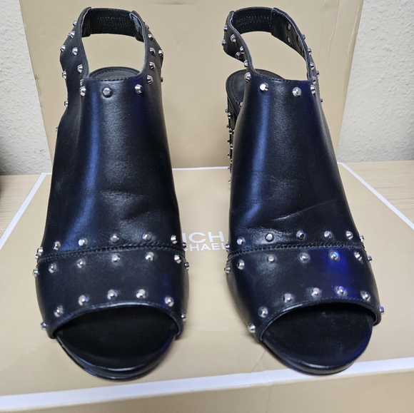 Michael Michael Kors Astor open toed leather heel - Picture 1 of 7